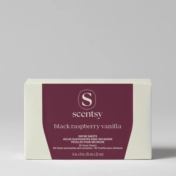 Black Raspberry Vanilla Dryer Sheets